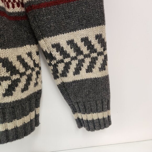 Canada Olympics Knit Sweater Hudsons Bay Mens Small Zip Up - Picture 9 of 11